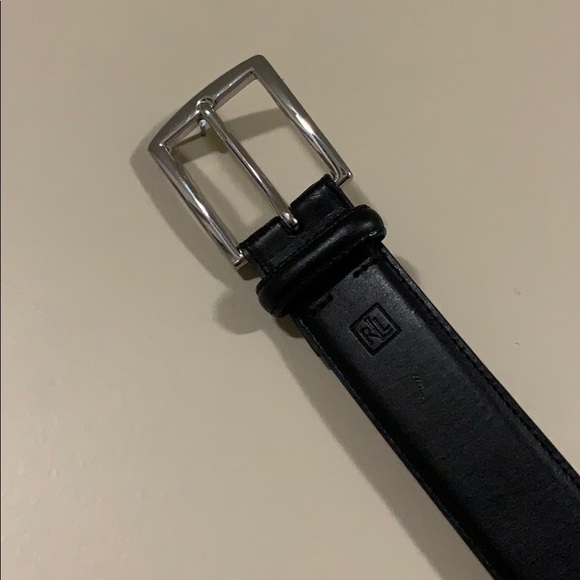 🔥3 for $35 Ralph Lauren Black Belt - Picture 1 of 7
